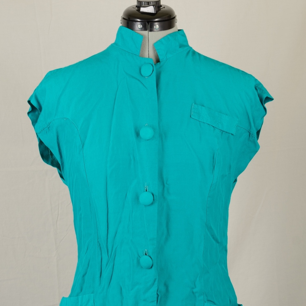 Vintage 1980s Sterling Silver Blouse & Skirt